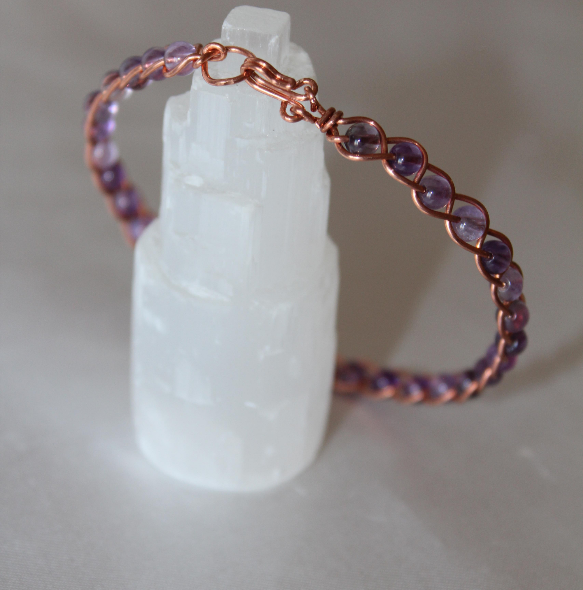 Örgü Model Ametist  Oval Kesim