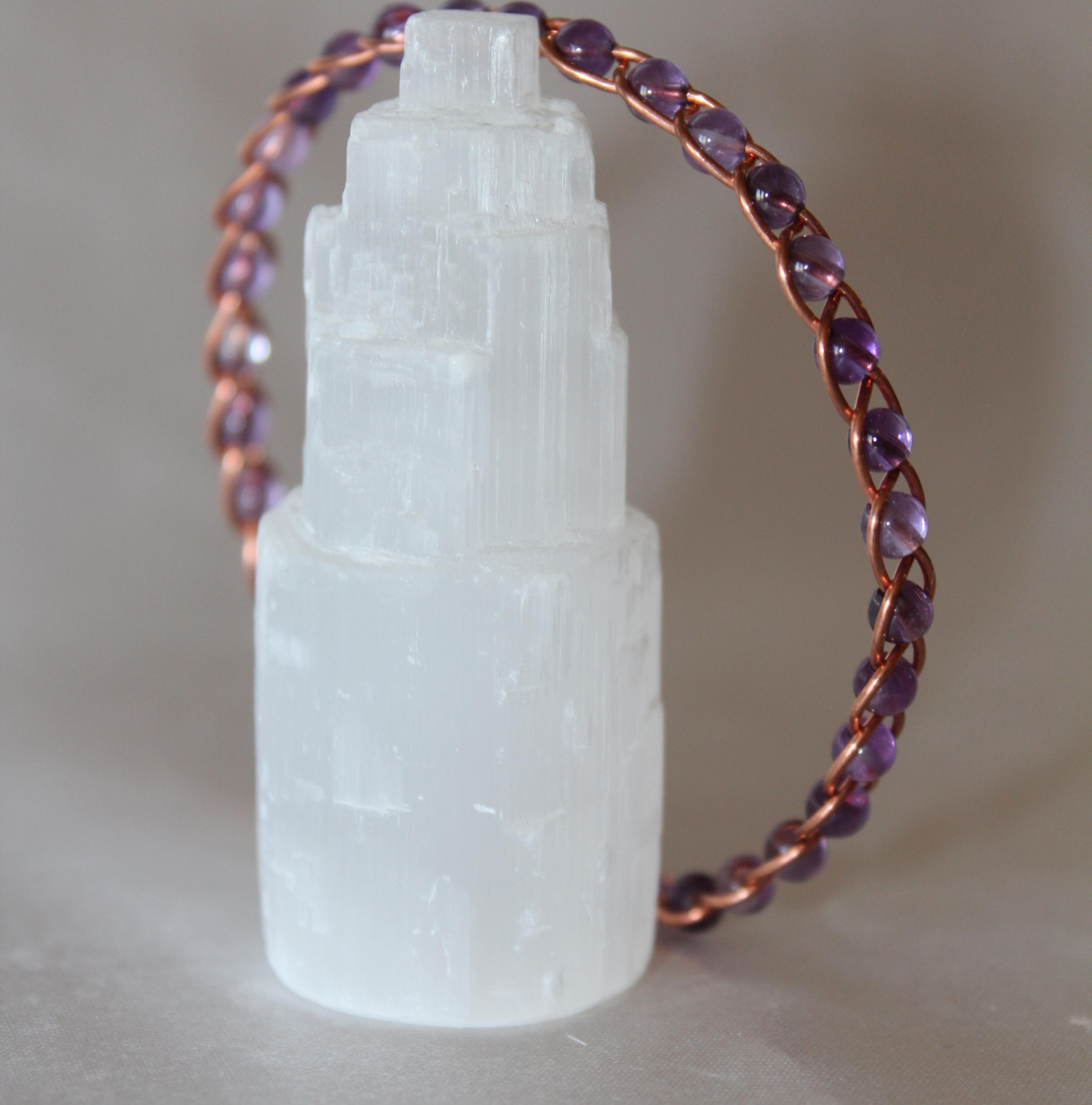 Örgü Model Ametist  Oval Kesim