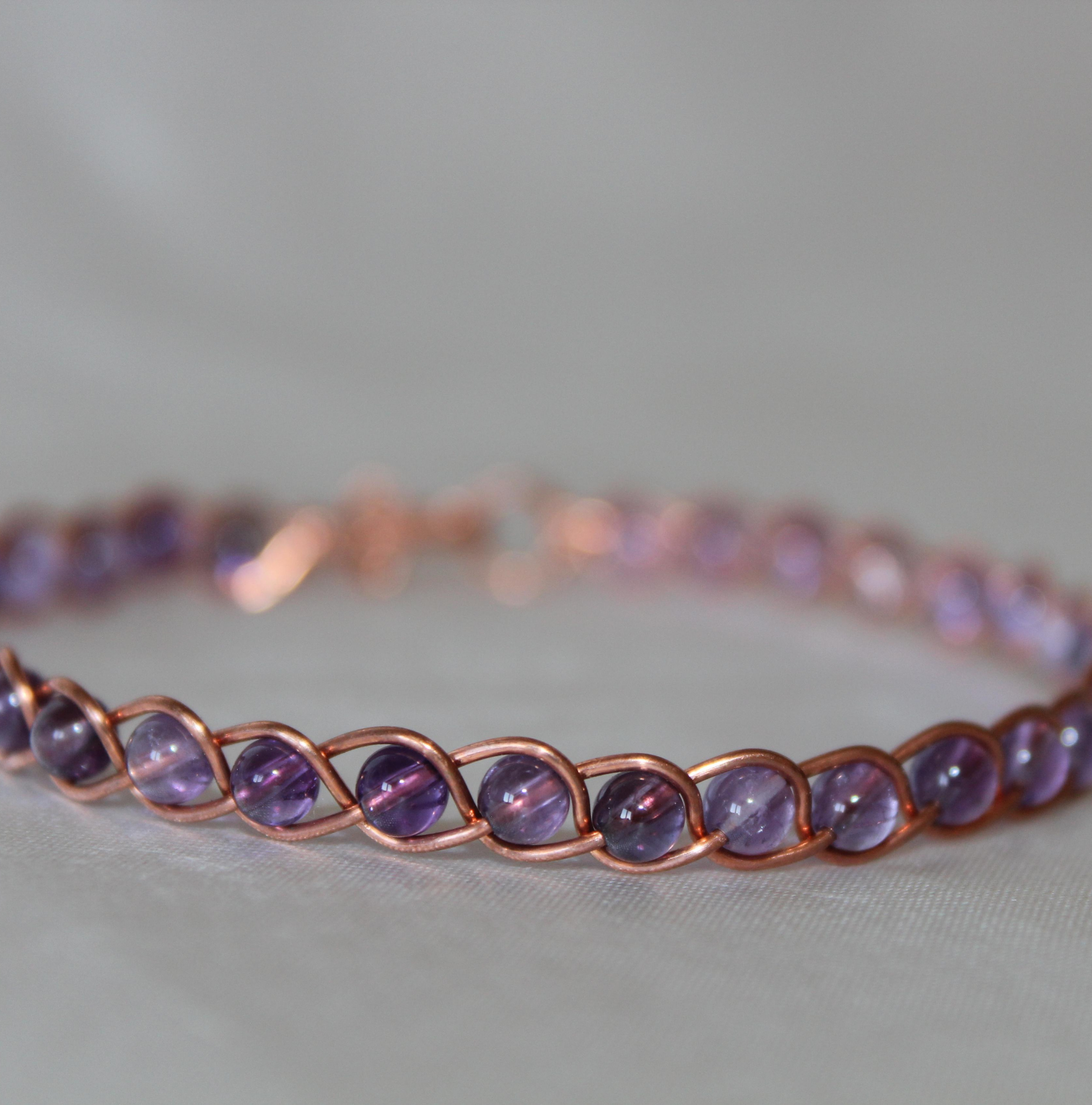 Örgü Model Ametist  Oval Kesim