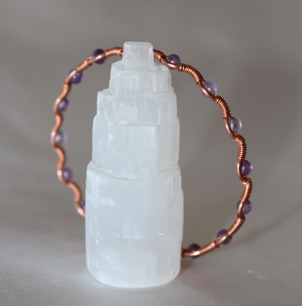 Dalga Model Ametist Oval Kesim