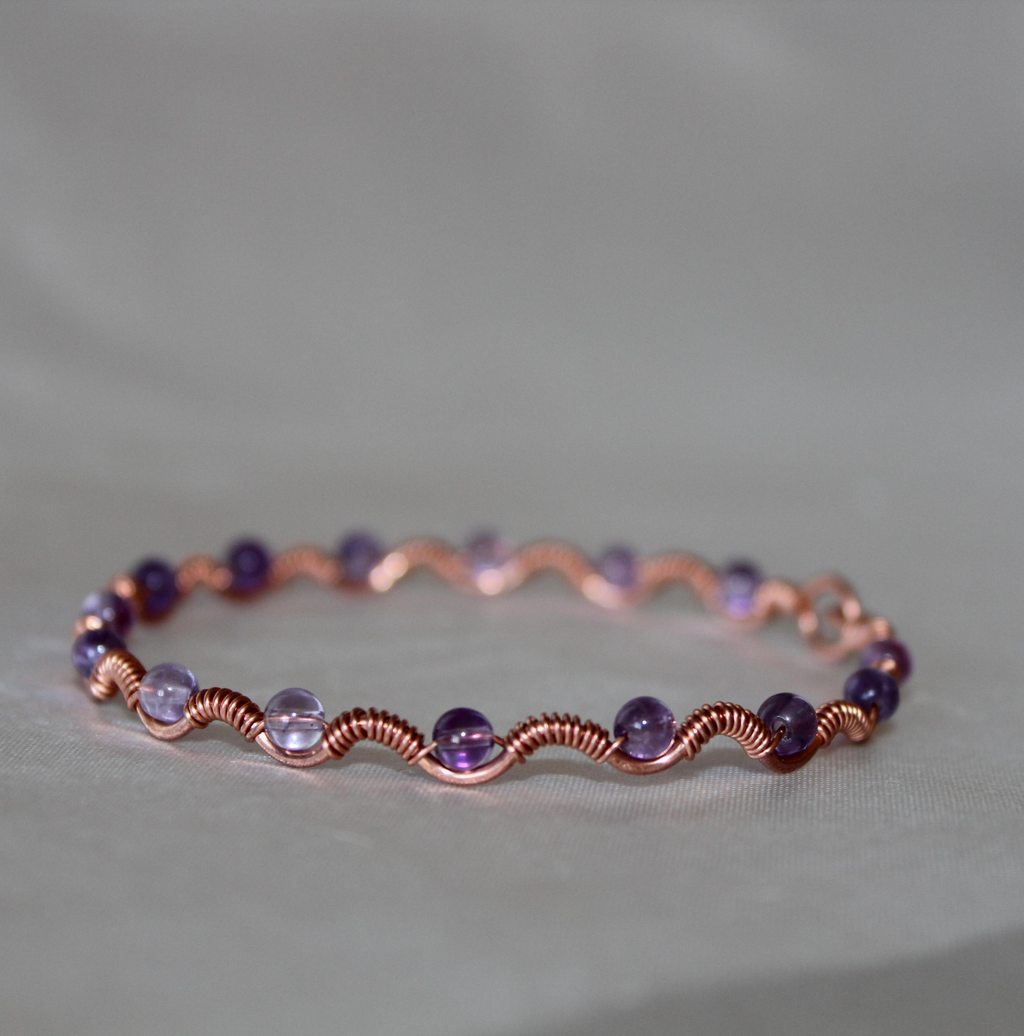 Dalga Model Ametist Oval Kesim