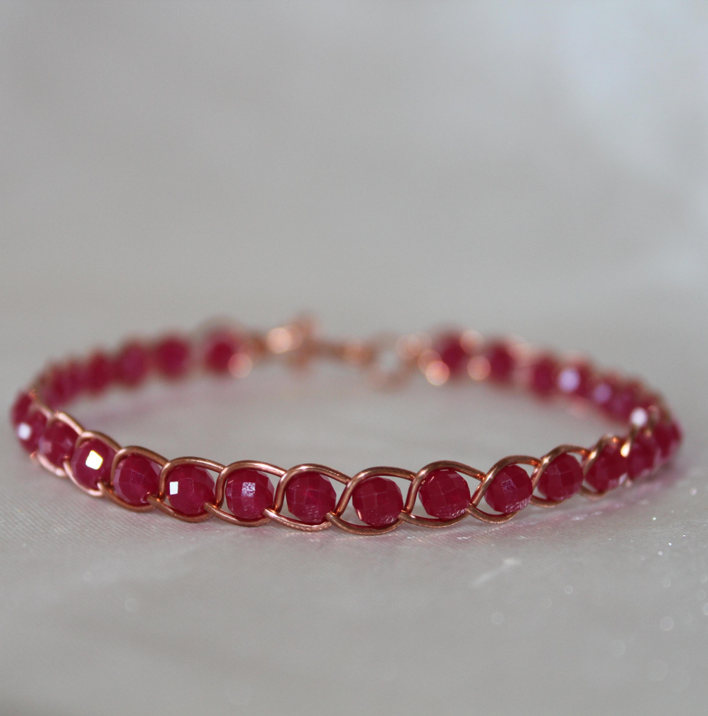 Örgü Model Yakut Ruby Faset Kesim