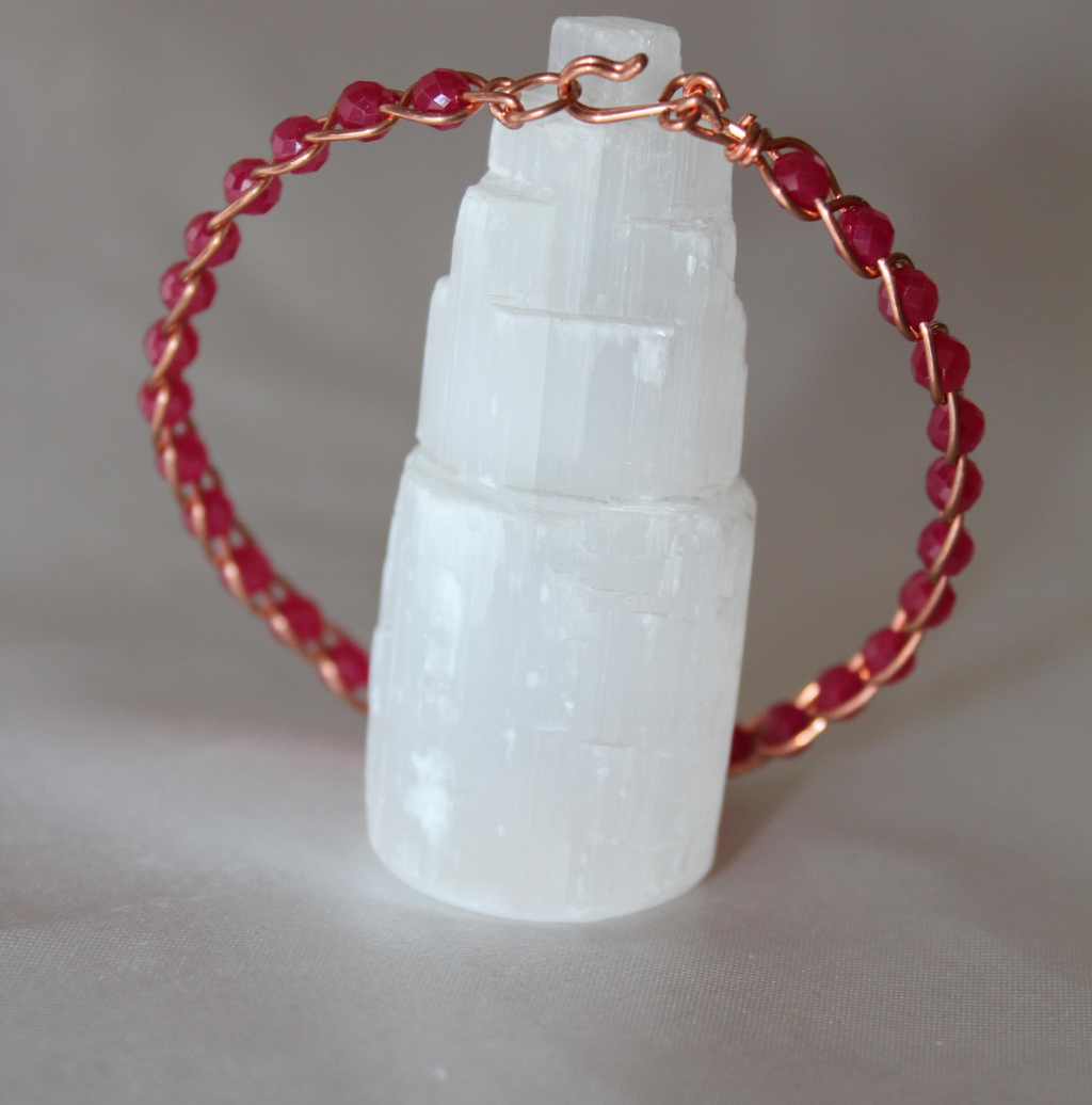 Örgü Model Yakut Ruby Faset Kesim