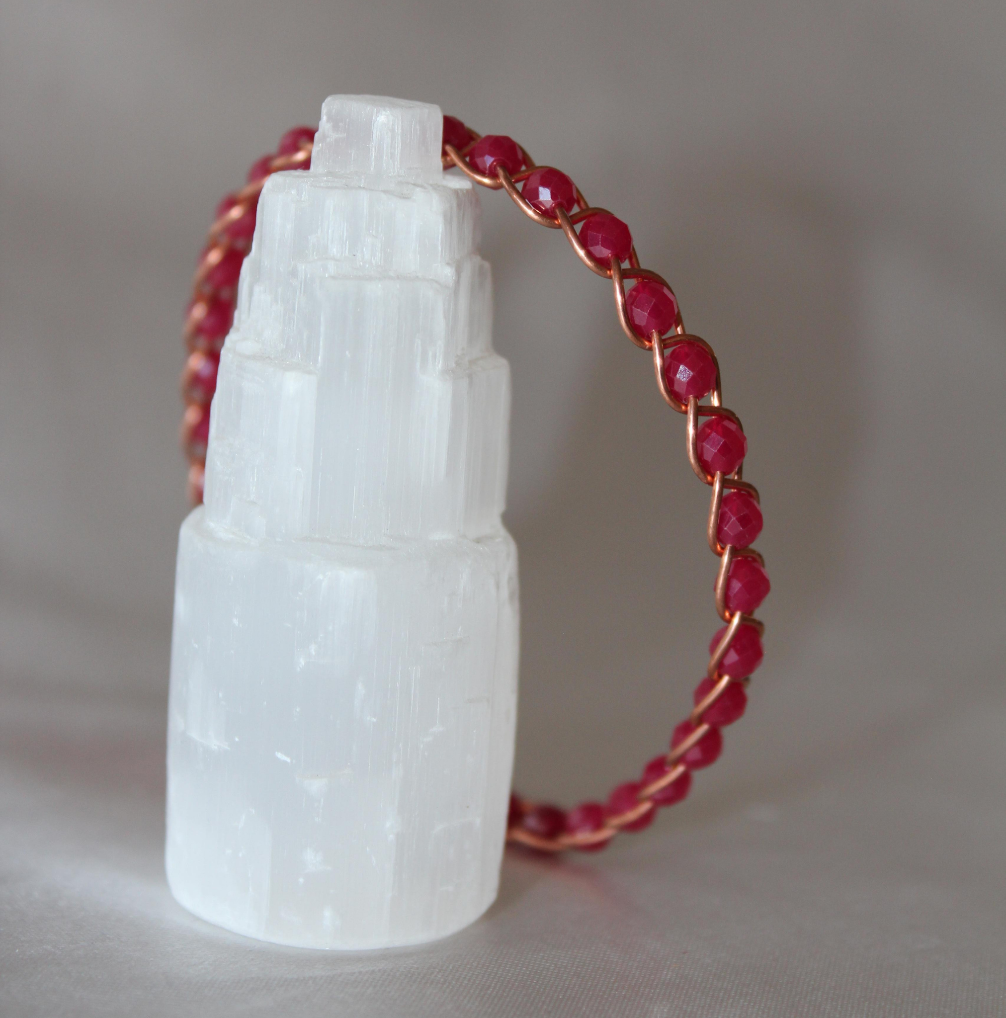 Örgü Model Yakut Ruby Faset Kesim