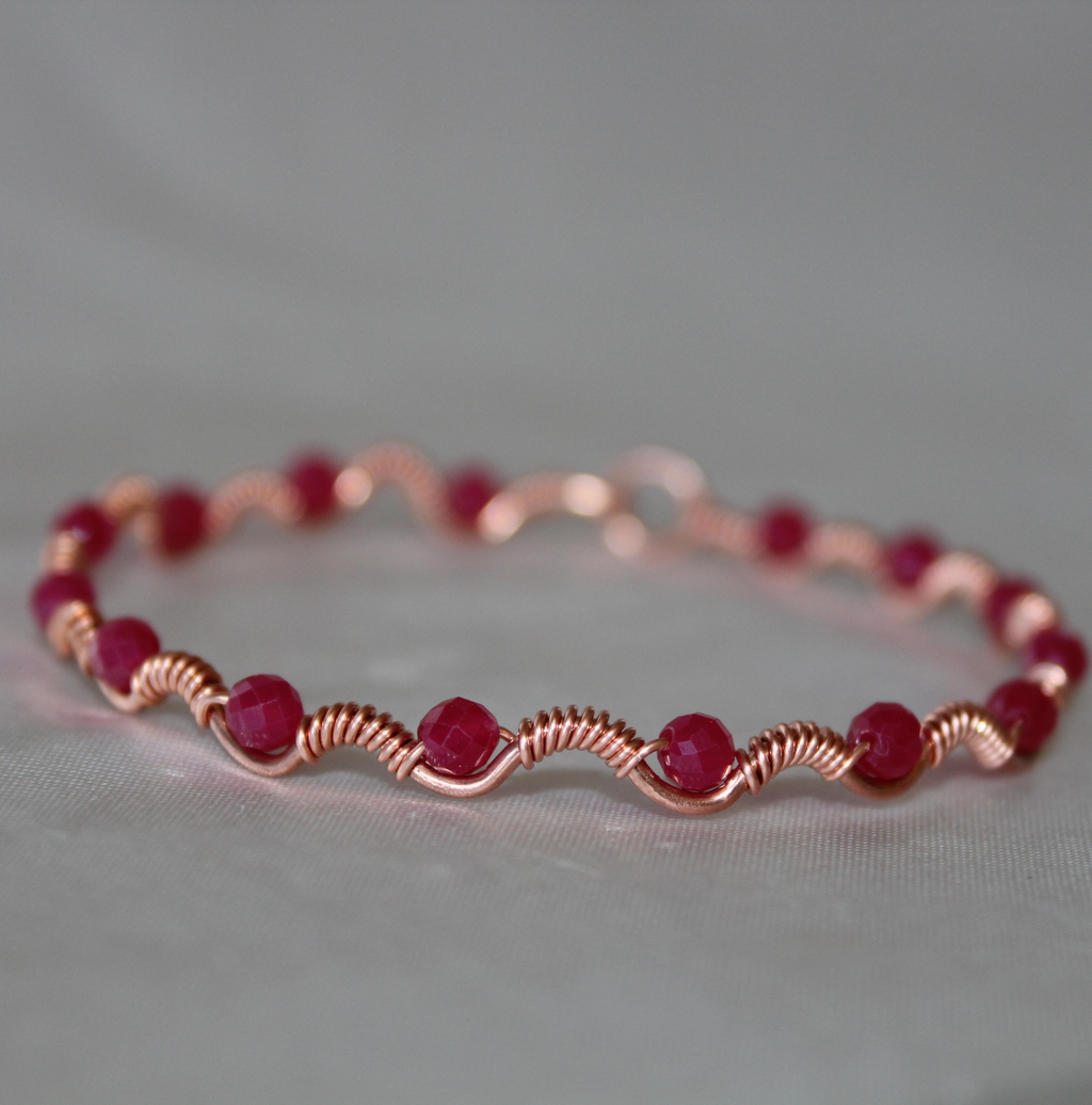 Dalga Model Yakut Ruby Faset Kesim