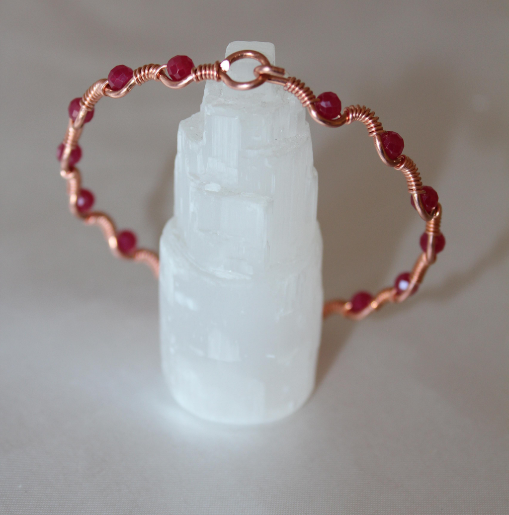 Dalga Model Yakut Ruby Faset Kesim