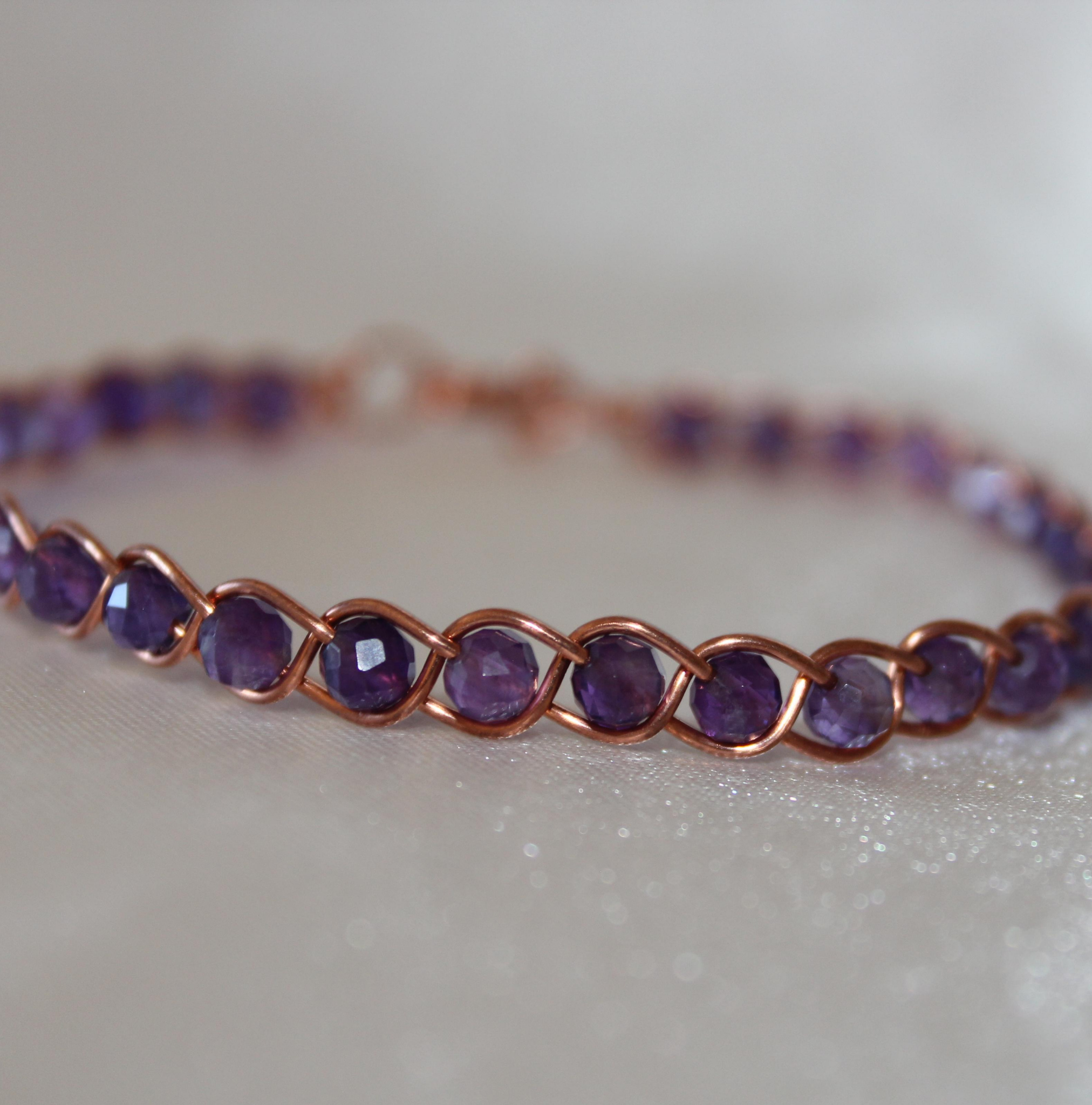 Örgü Model Ametist Faset Kesim