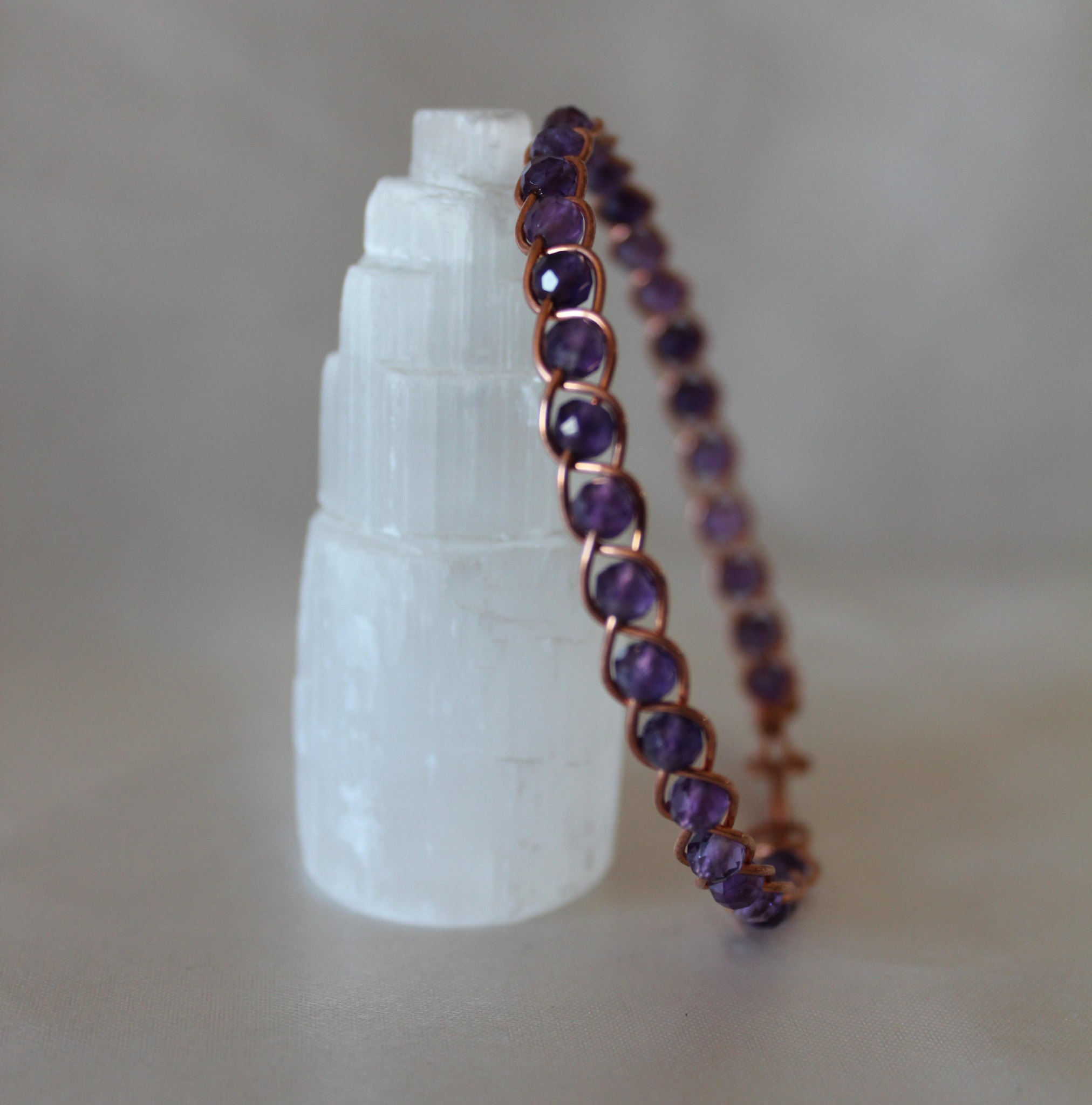 Örgü Model Ametist Faset Kesim