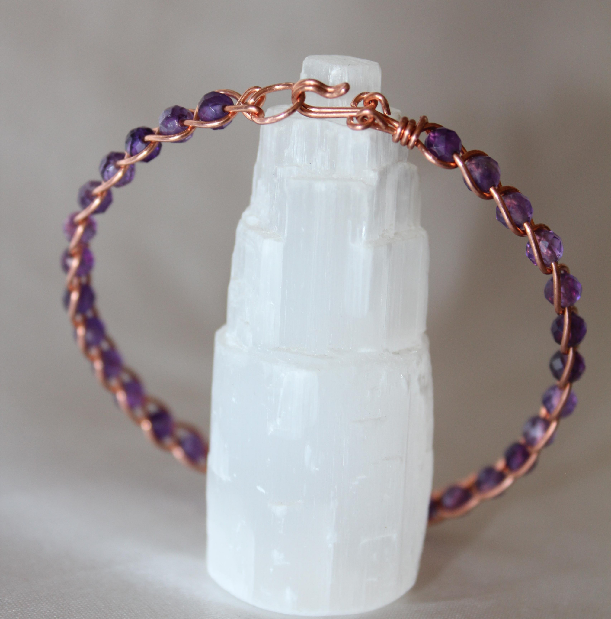 Örgü Model Ametist Faset Kesim