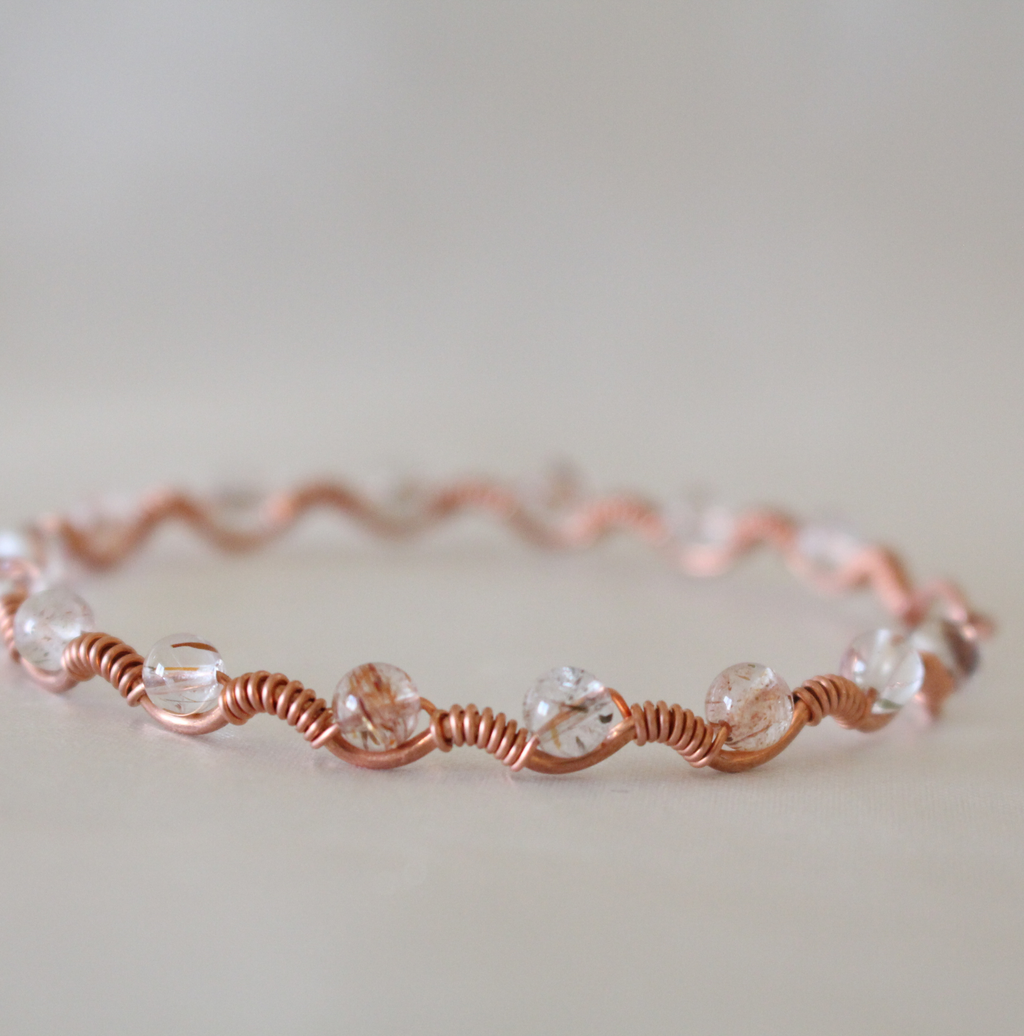 Dalga Model Bakır Rutil Kuvars