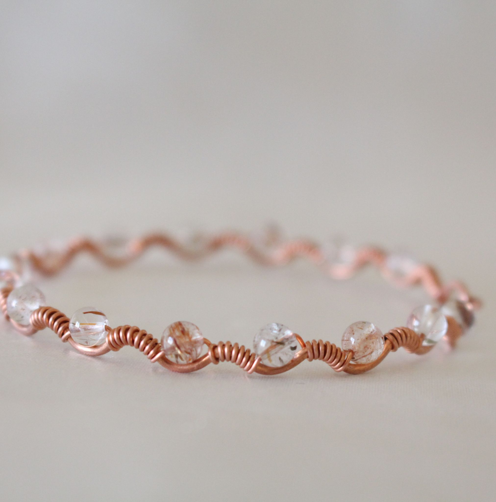 Dalga Model Bakır Rutil Kuvars