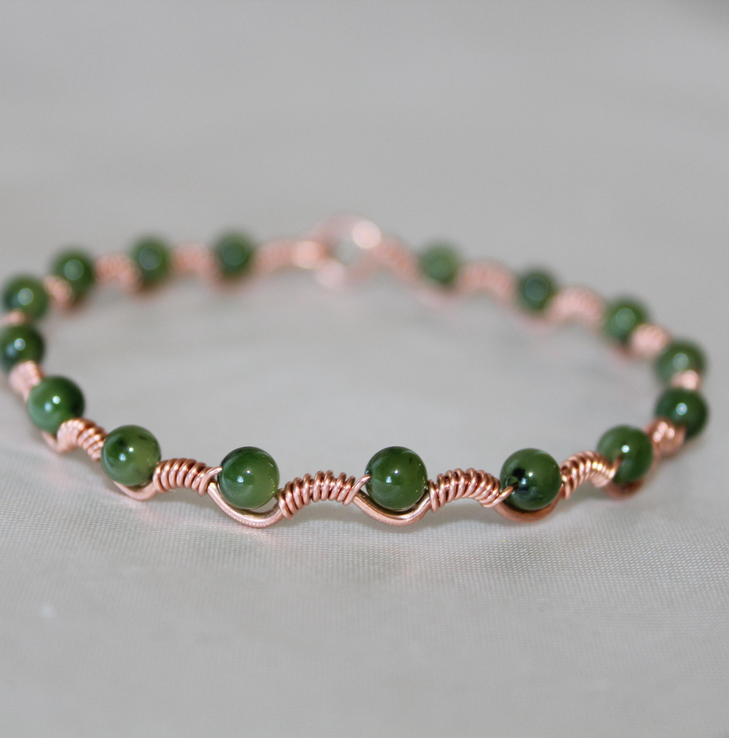 Dalga Model Kanada Yeşim Oval Kesim