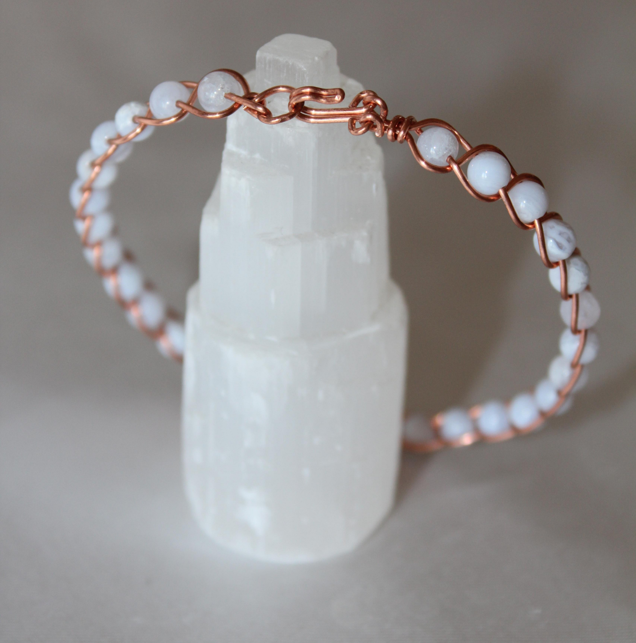 Örgü Model Kalsedon Oval Kesim