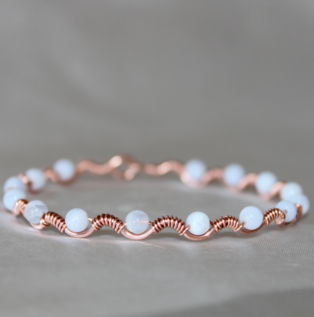 Dalga Model Kalsedon Oval Kesim