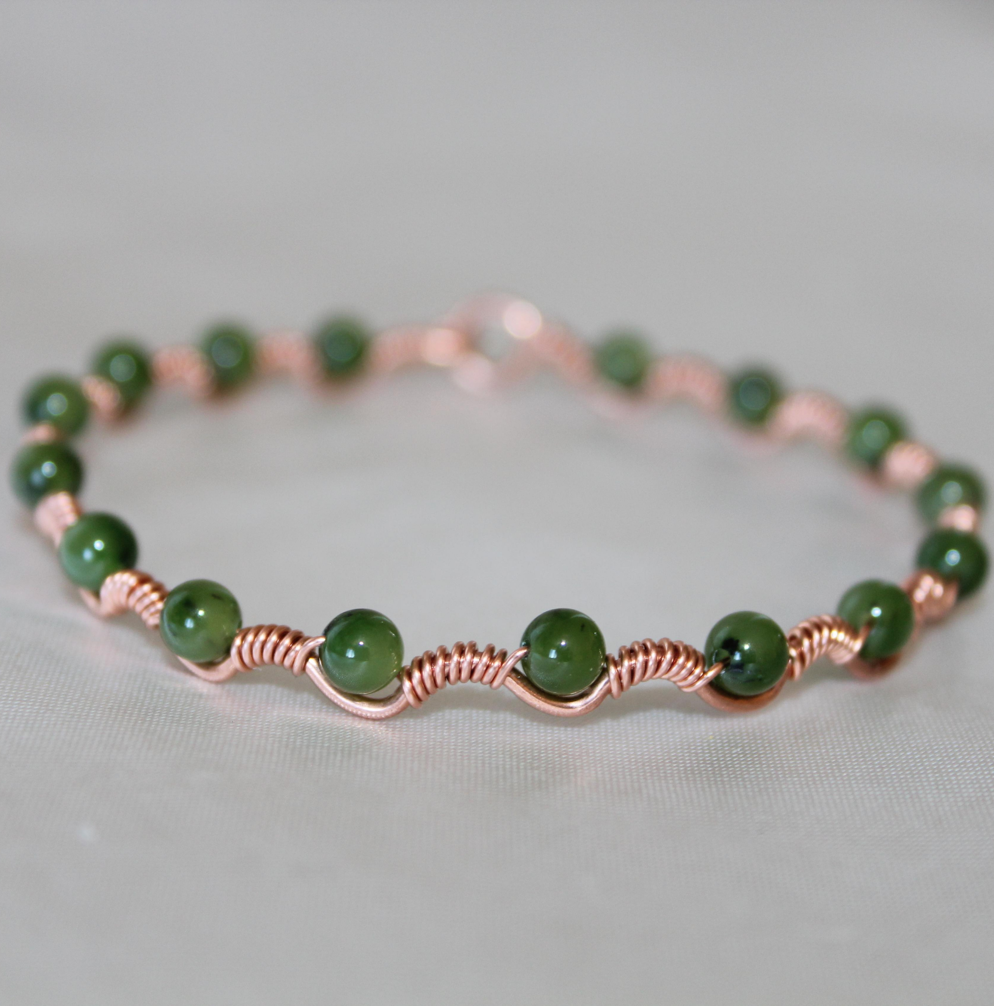 Dalga Model Kanada Yeşim Oval Kesim