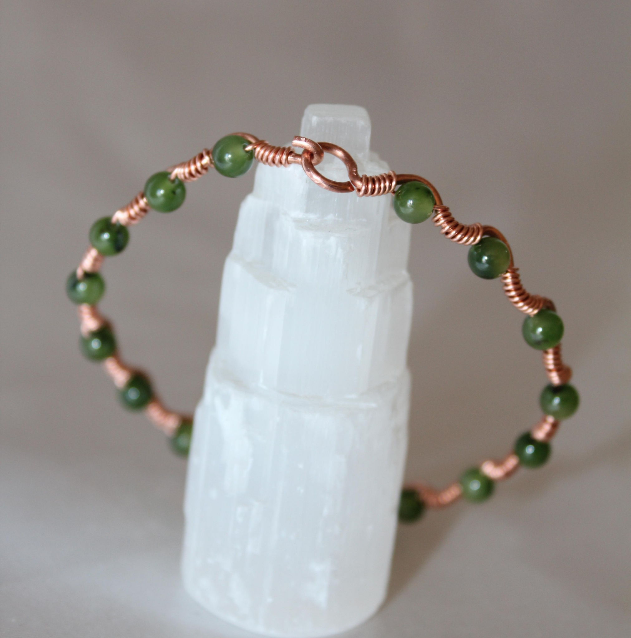 Dalga Model Kanada Yeşim Oval Kesim