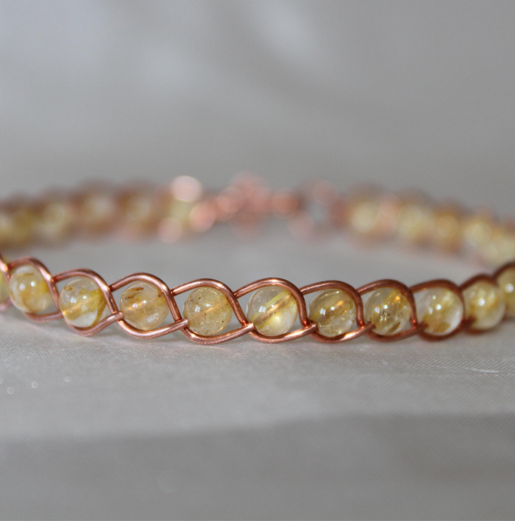 Örgü Model Sarı Rutil Kuvars Oval Kesim