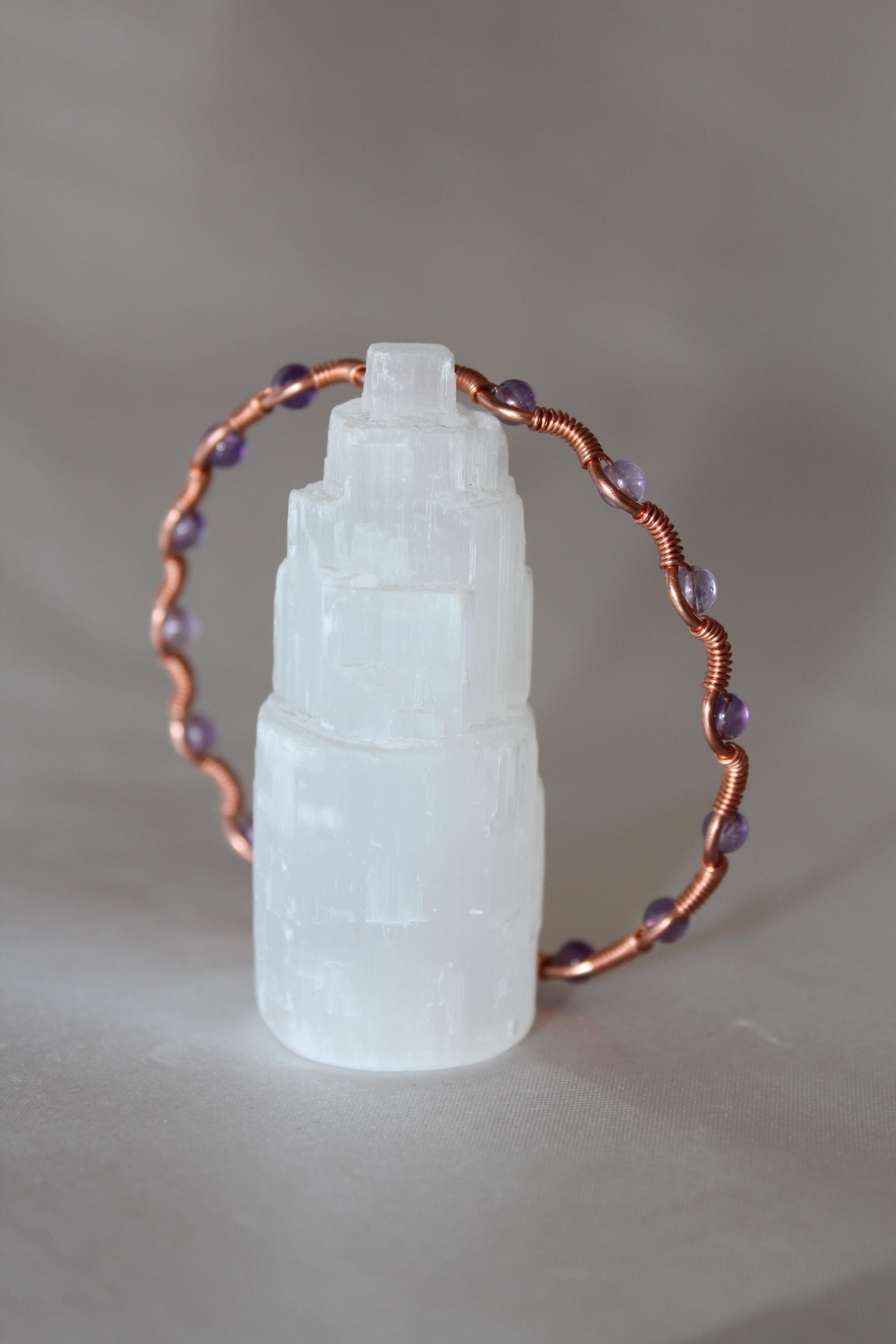 Dalga Model Ametist Oval Kesim