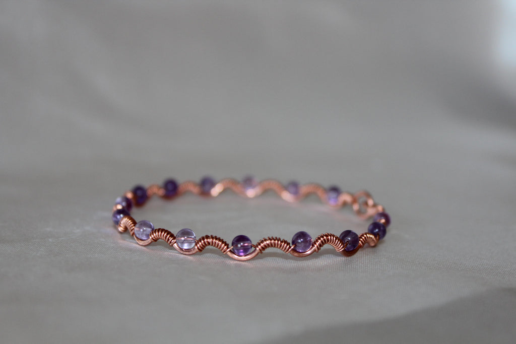 Dalga Model Ametist Oval Kesim