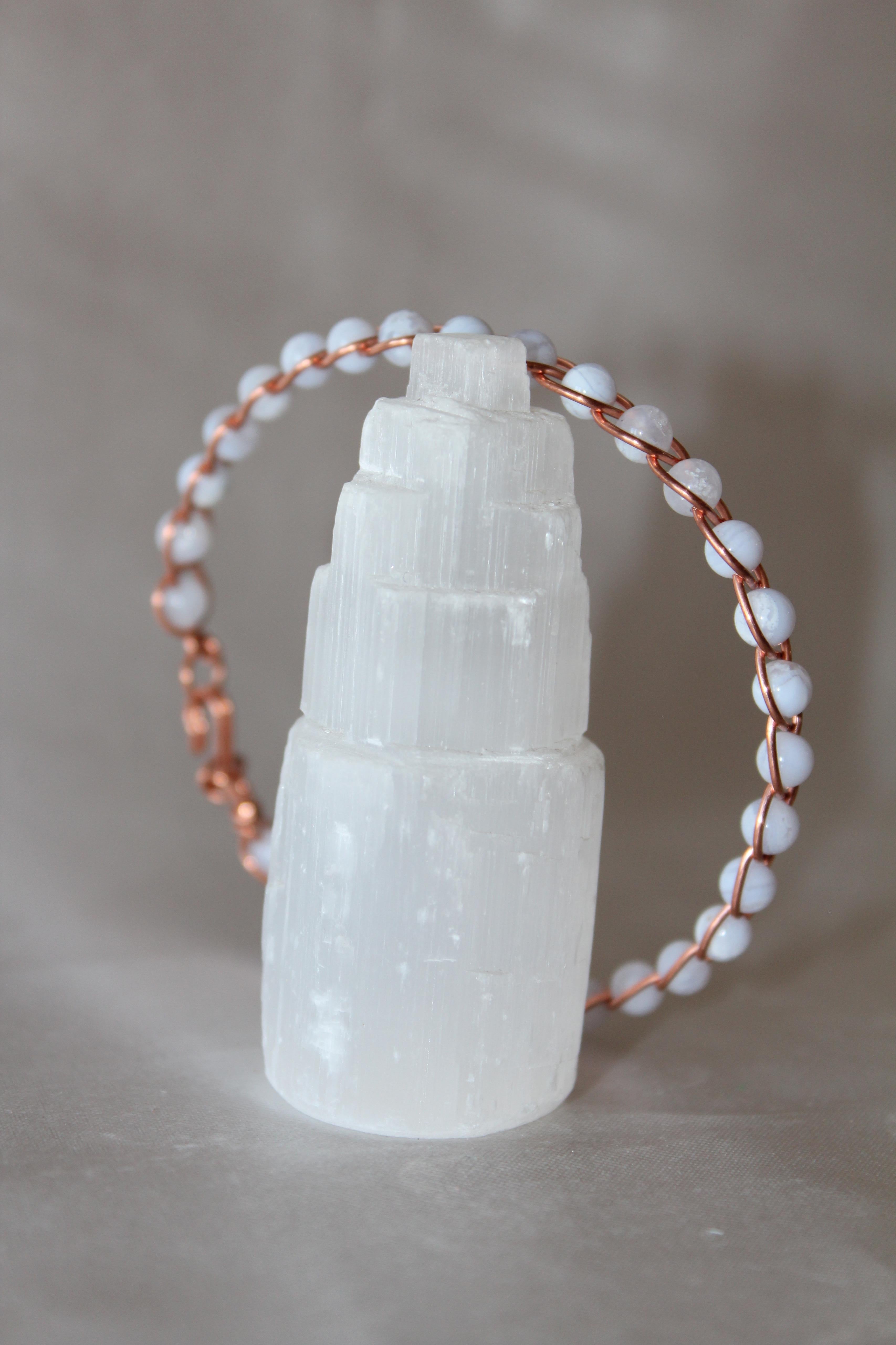 Örgü Model Kalsedon Oval Kesim