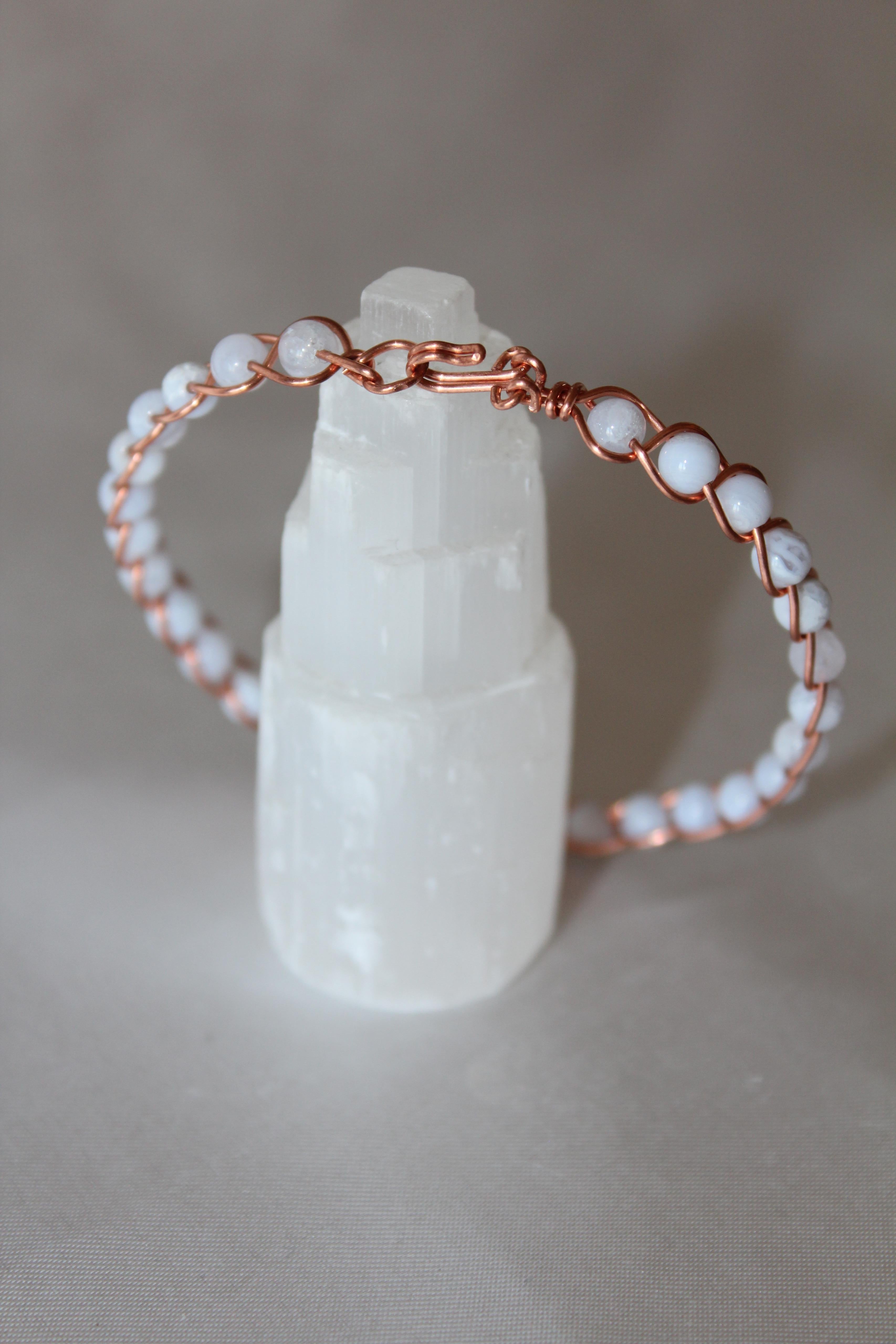 Örgü Model Kalsedon Oval Kesim