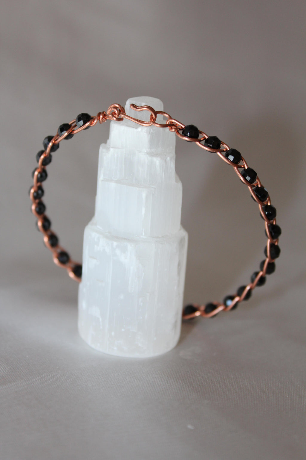 Örgü Model Siyah Turmalin  Faset Kesim