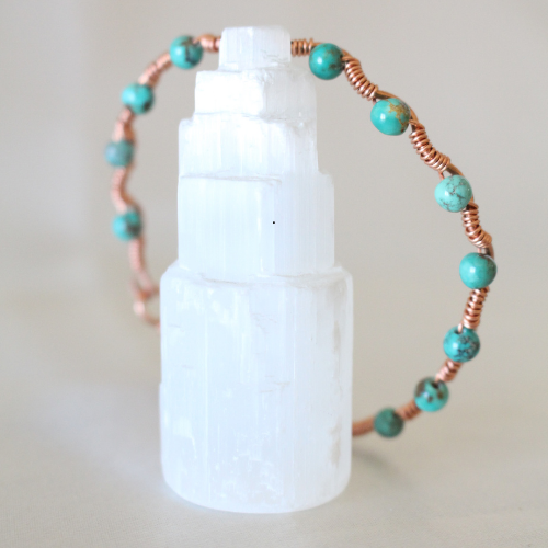 Dalga Model Turkuaz Oval Kesim