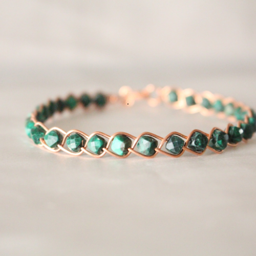 Örgü Model Malahit Küp Kesim