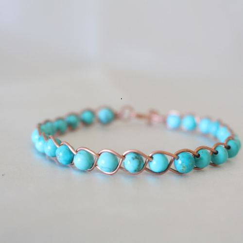 Örgü Model Turkuaz Oval Kesim