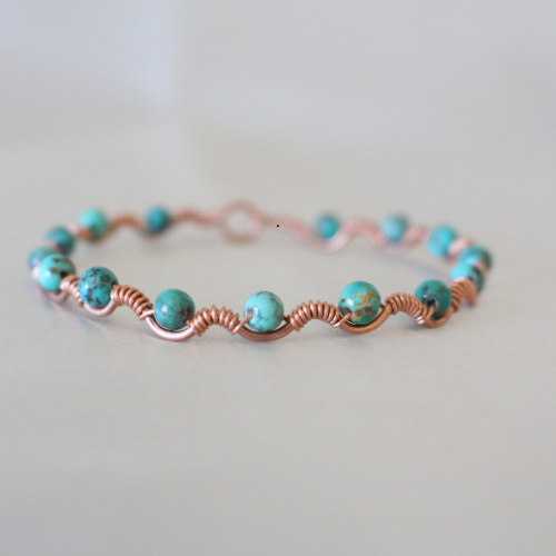 Dalga Model Turkuaz Oval Kesim