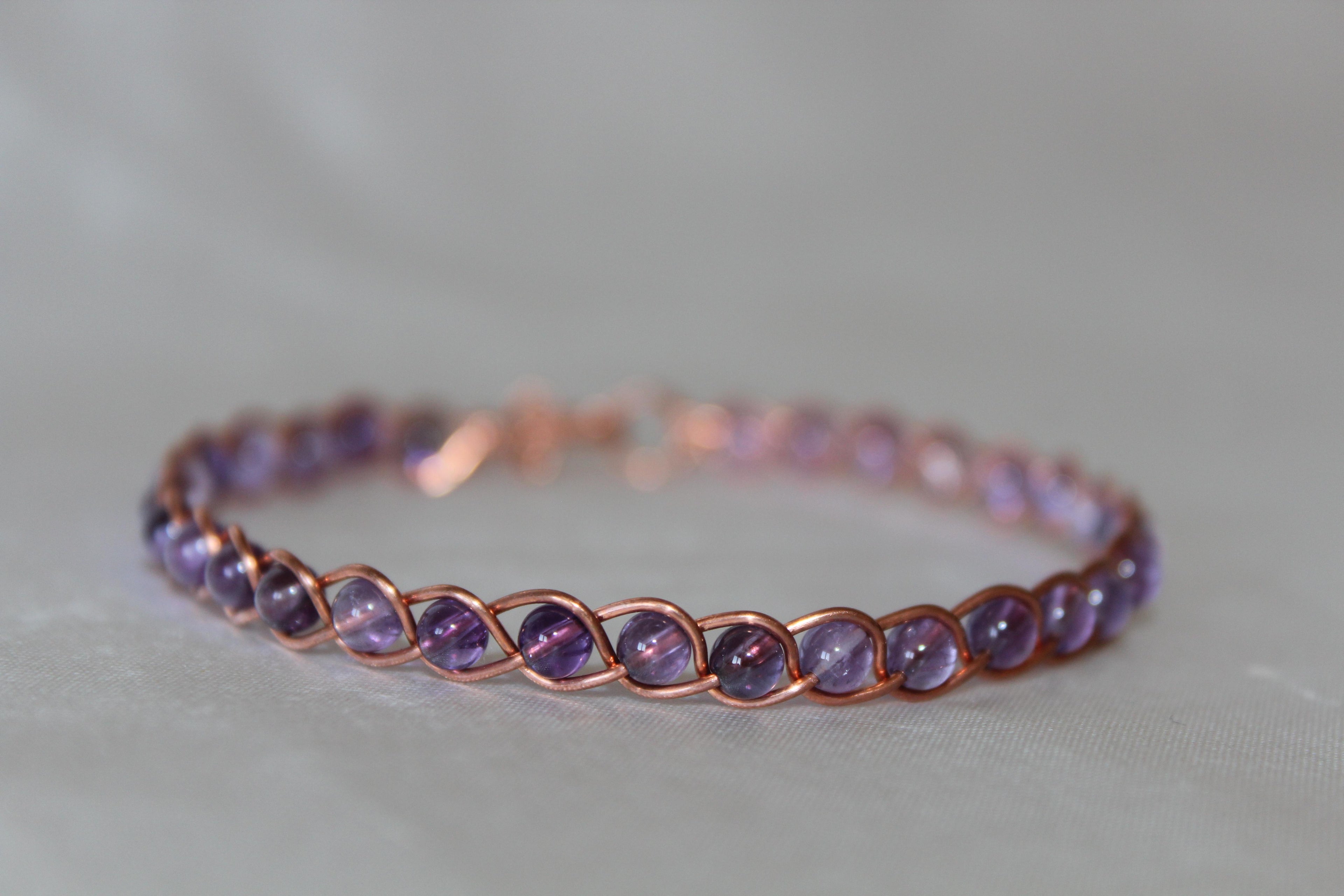 Örgü Model Ametist  Oval Kesim