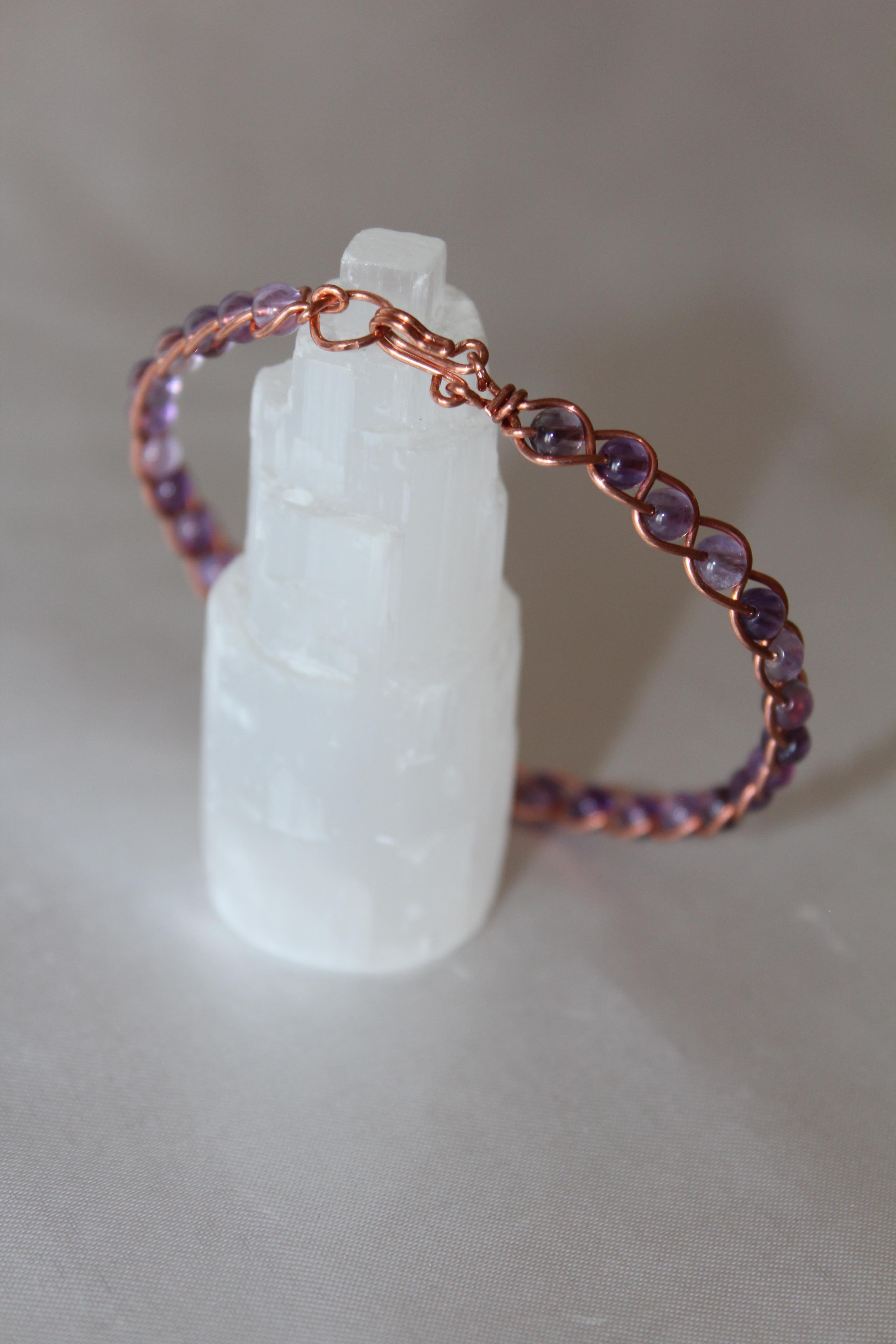 Örgü Model Ametist  Oval Kesim