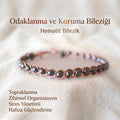 Örgü Model Hematit Odak Bilezik