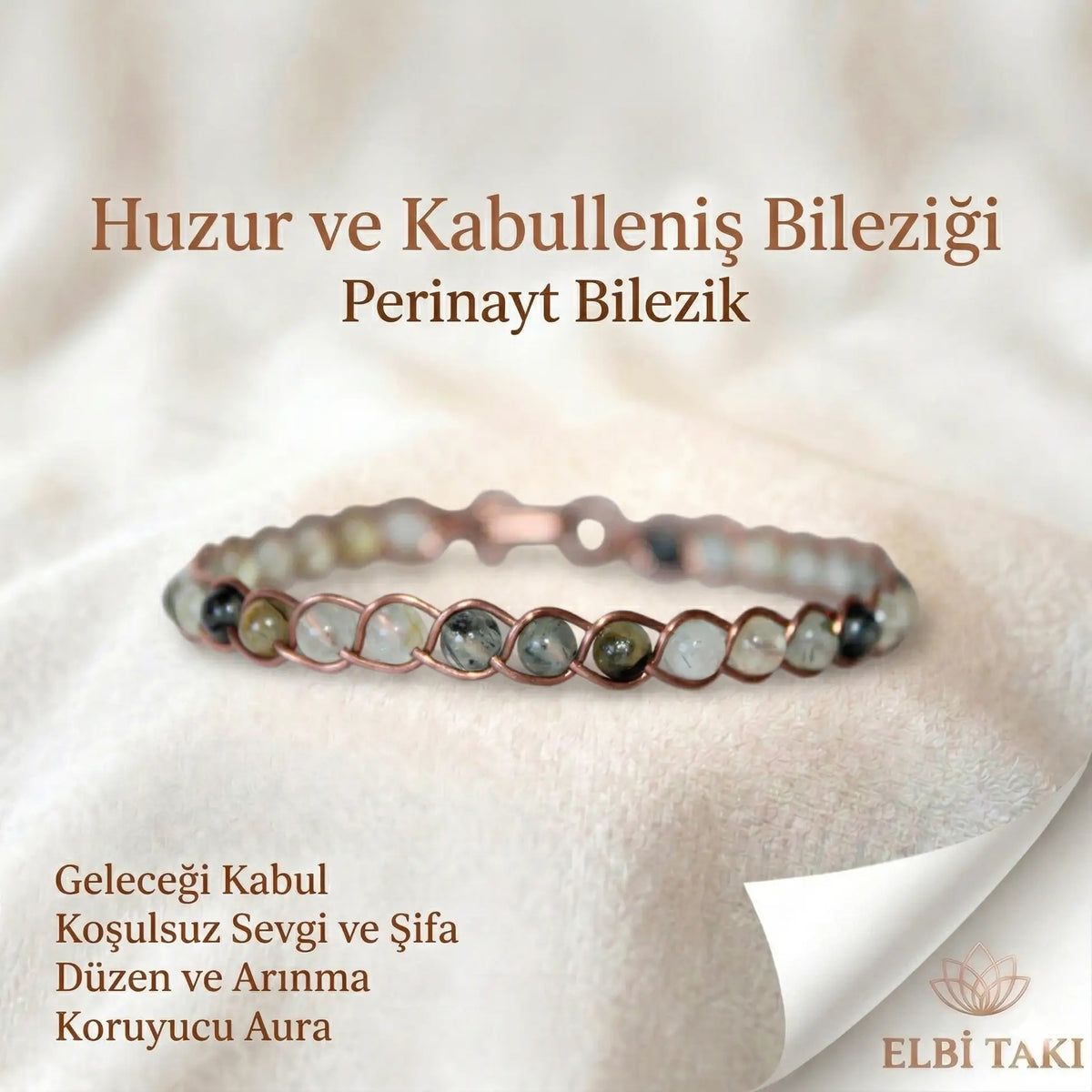 Örgü Model Perinayt Oval Bilezik