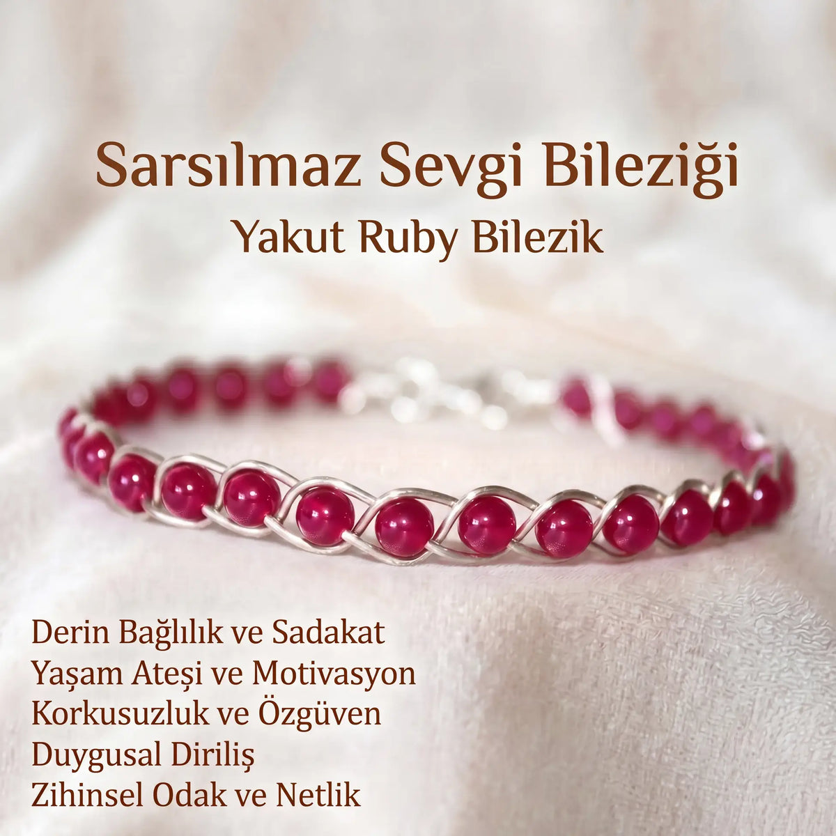 Yakut Ruby Gümüş