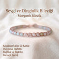 Örgü Model Morganit Oval Bilezik