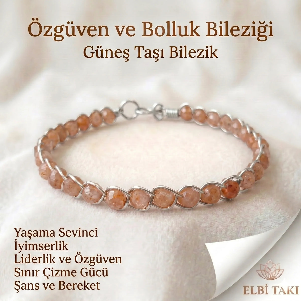 Güneş taşı küp -Gümüş