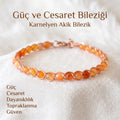 Örgü Model Akik Oval Bilezik