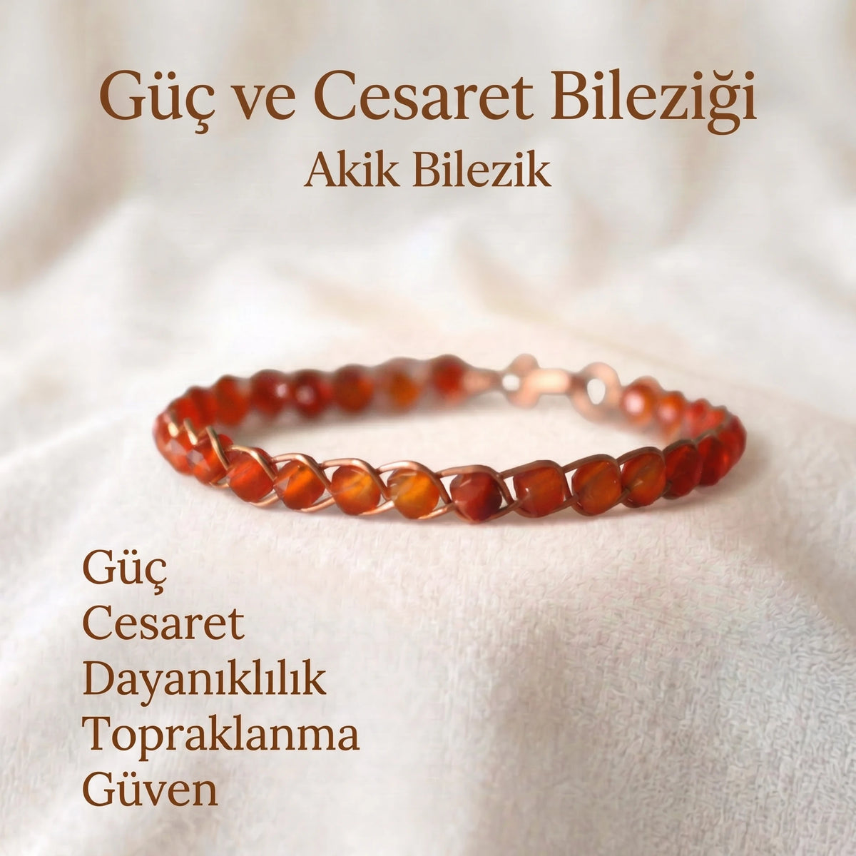 Örgü Model Akik küp Bilezik