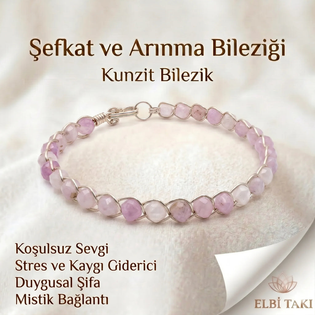 Kunzit küp - Gümüş