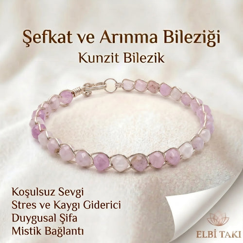 Kunzit küp - Gümüş