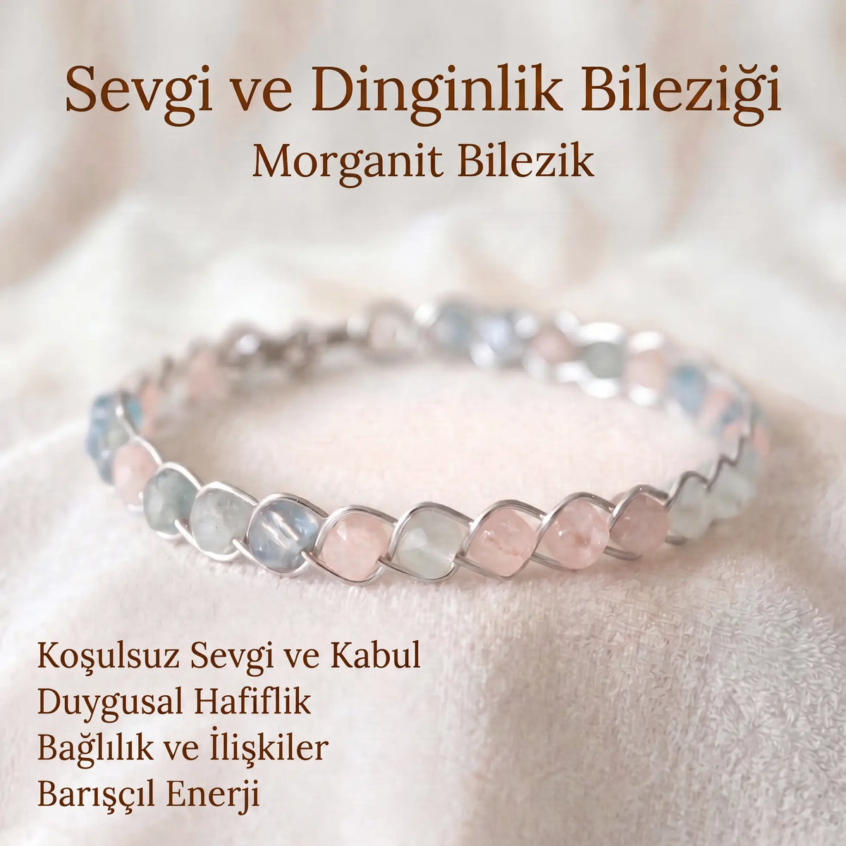 Morganit Küp Gümüş