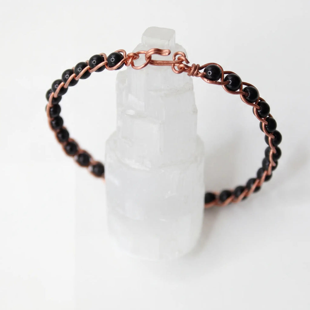 Örgü Model Spinel Oval Bilezik