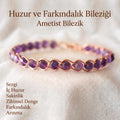 Örgü Model Ametist Küp Bilezik