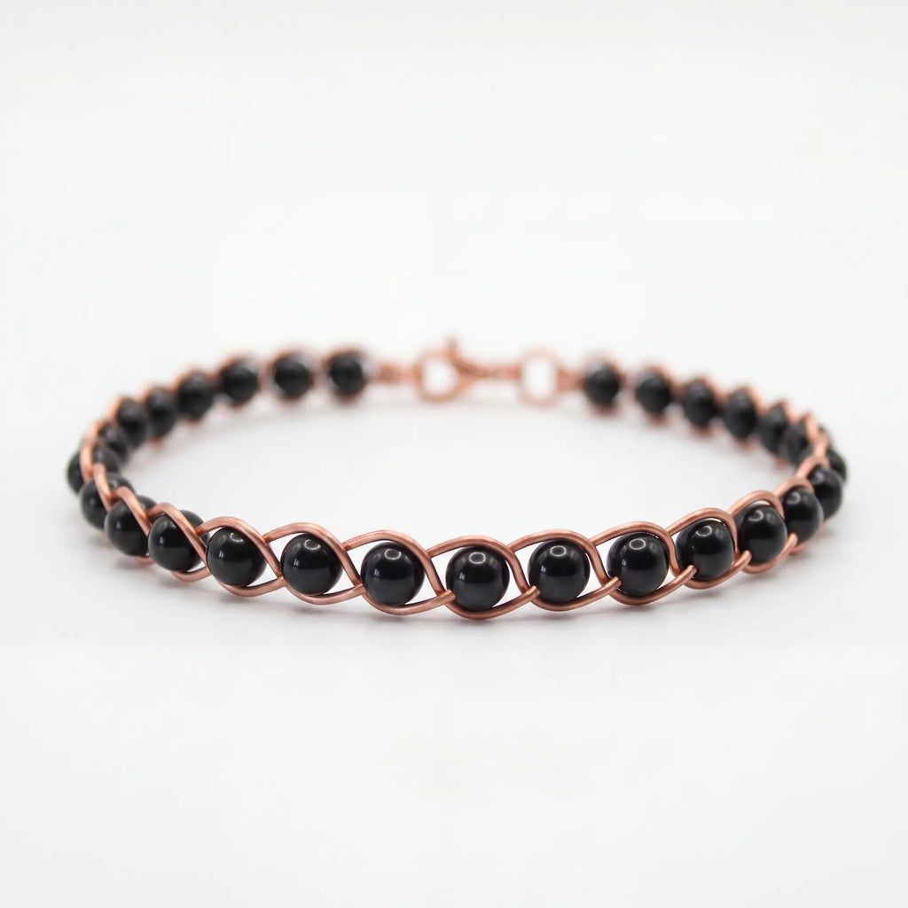 Örgü Model Spinel Oval Bilezik