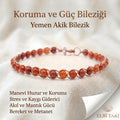 Örgü Model Yemen Akik Bilezik