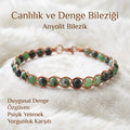 Örgü Model Anyolit Oval Bilezik