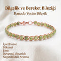 Örgü Model Kanada Yeşim Faset Kesim Bilezik