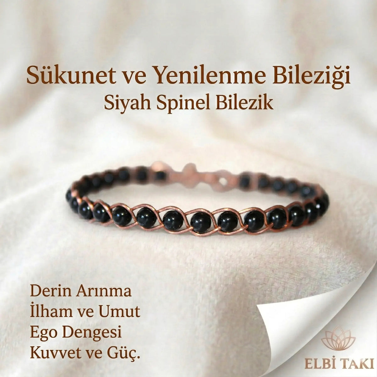 Örgü Model Spinel Oval Bilezik