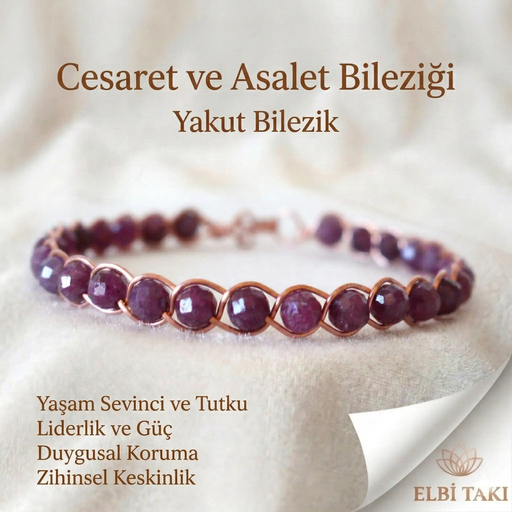 Örgü Model Yakut Bilezik